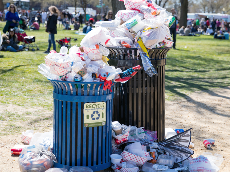 Top 3 things going into landfills today 