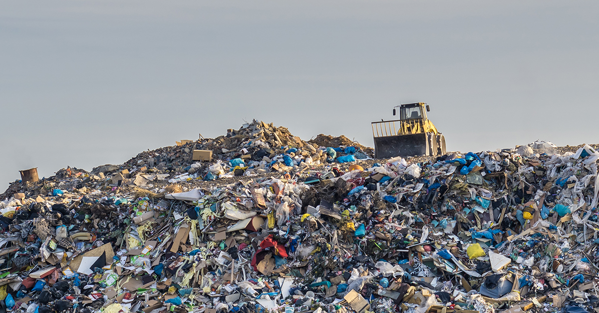 Waste in a Landfill